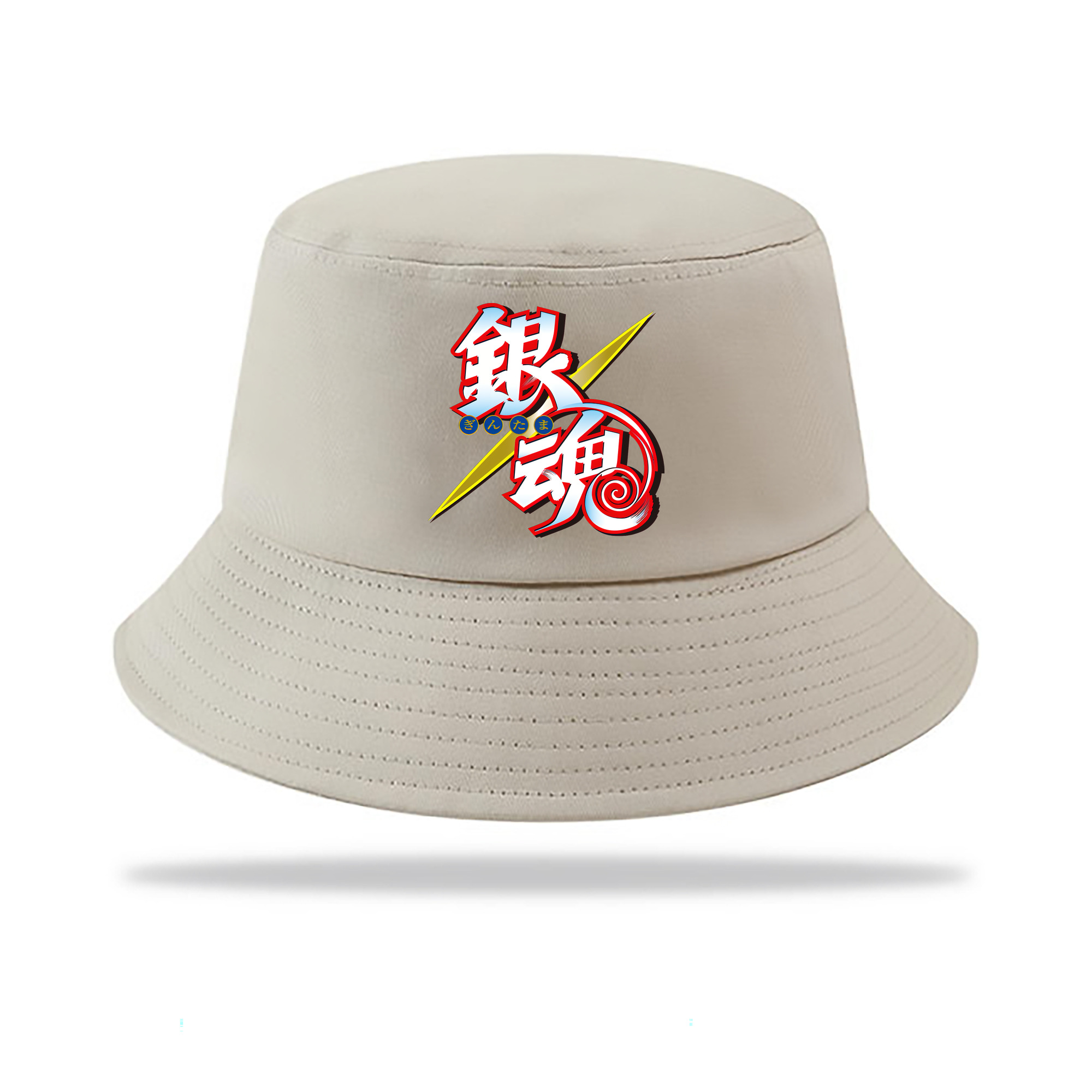 （画像用） ぎんたま 坂田銀時（さかたぎんとき） 神楽 志村新八（しむら しんぱち） GINTAMA Sakata Gintoki Kagura Shimura Shinpachi アウトドア日除けバケットハット